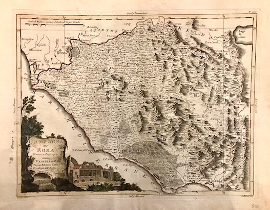 Zatta Antonio (1722-1804) Campagna di Roma di nuova projezione 1783 Venezia